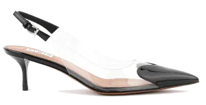 ALAIA LE  COEUR SLINGBACK BLACK