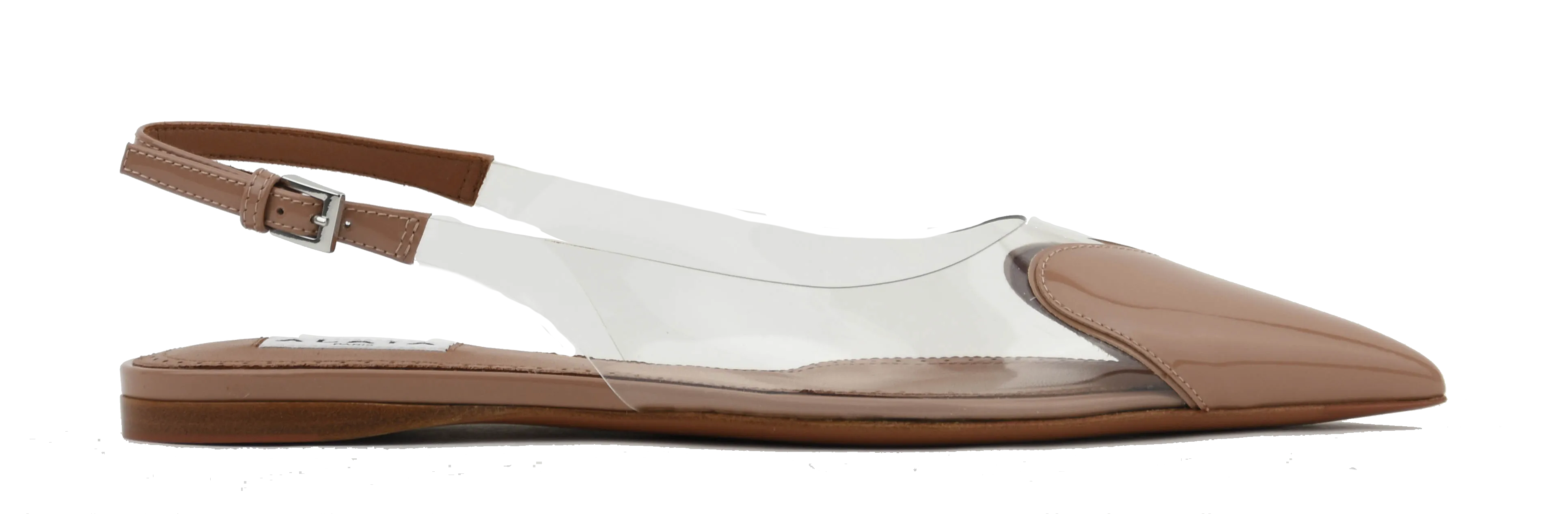 ALAIA LE COUER SLINGBACK FLAT NUDE