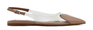 ALAIA LE COUER SLINGBACK FLAT NUDE