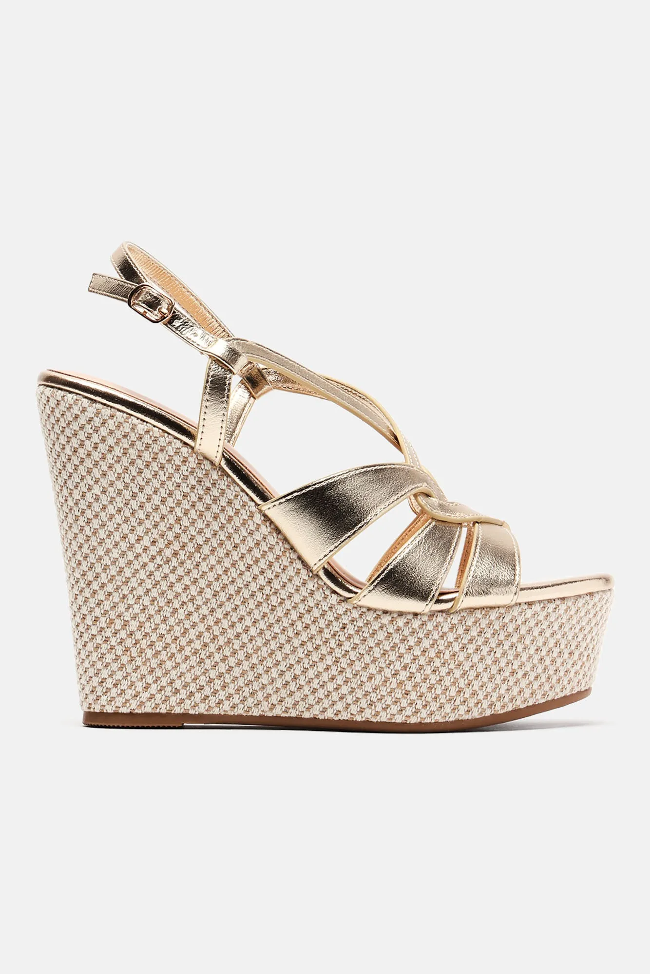 Ashlie Wedges - Gold