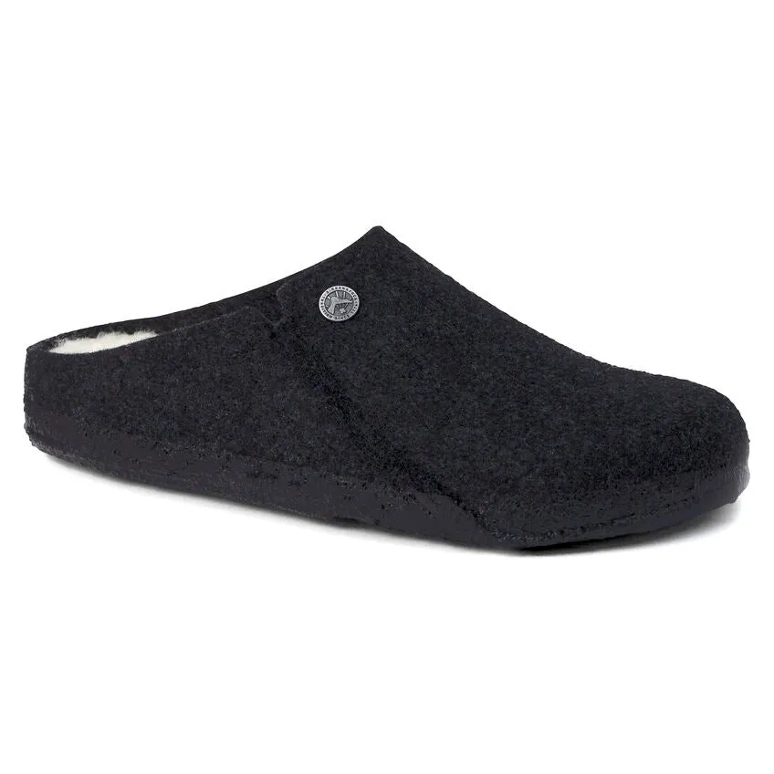 Birkenstock Zermatt Wool Felt Shoe/Slipper in Anthracite Available in Narrow Widths