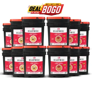 Buy 1, Get 1 Free 720 Serving Package of Long Term Emergency Food Supply