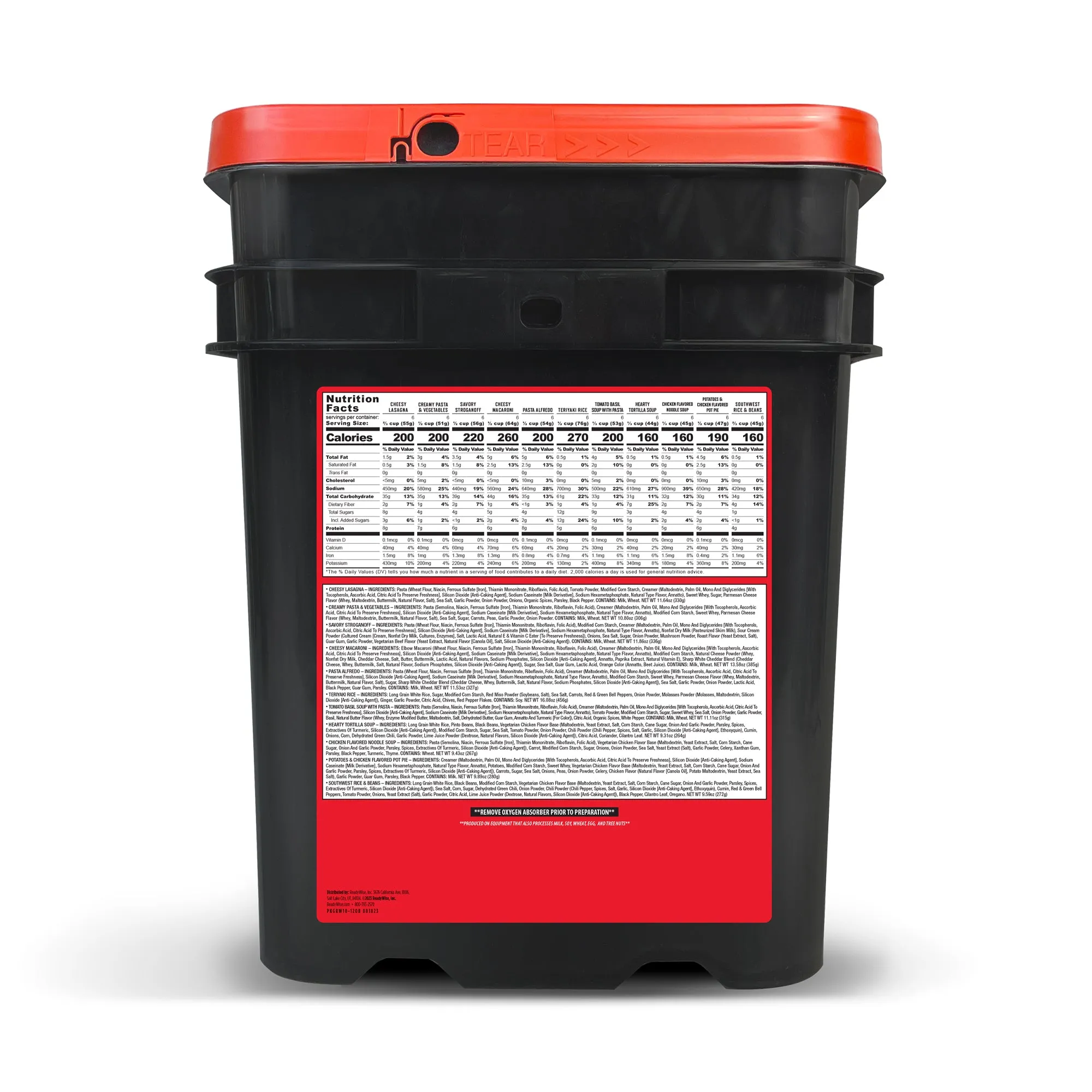 Buy 1, Get 1 Free 720 Serving Package of Long Term Emergency Food Supply
