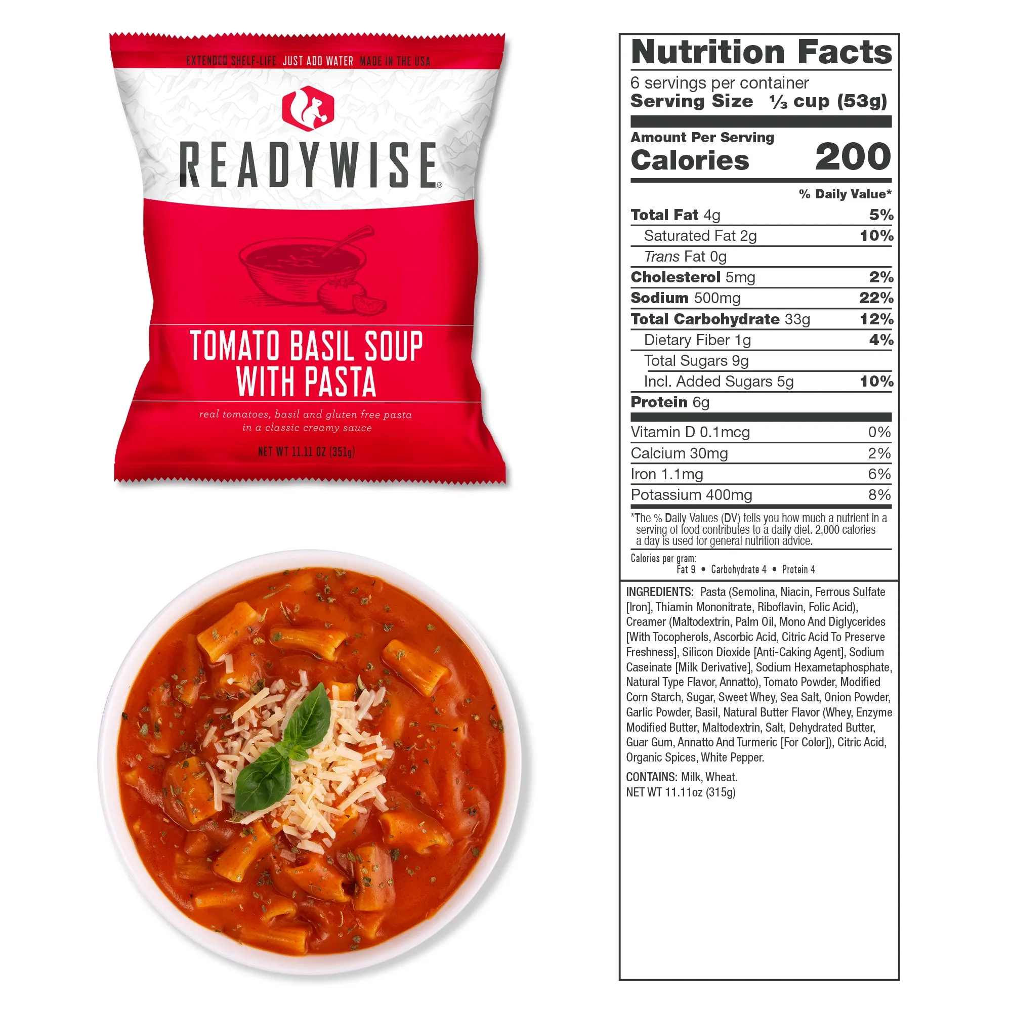 Buy 1, Get 1 Free 720 Serving Package of Long Term Emergency Food Supply