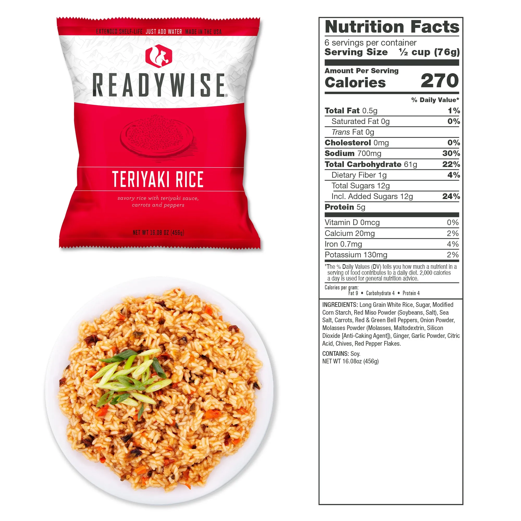 Buy 1, Get 1 Free 720 Serving Package of Long Term Emergency Food Supply