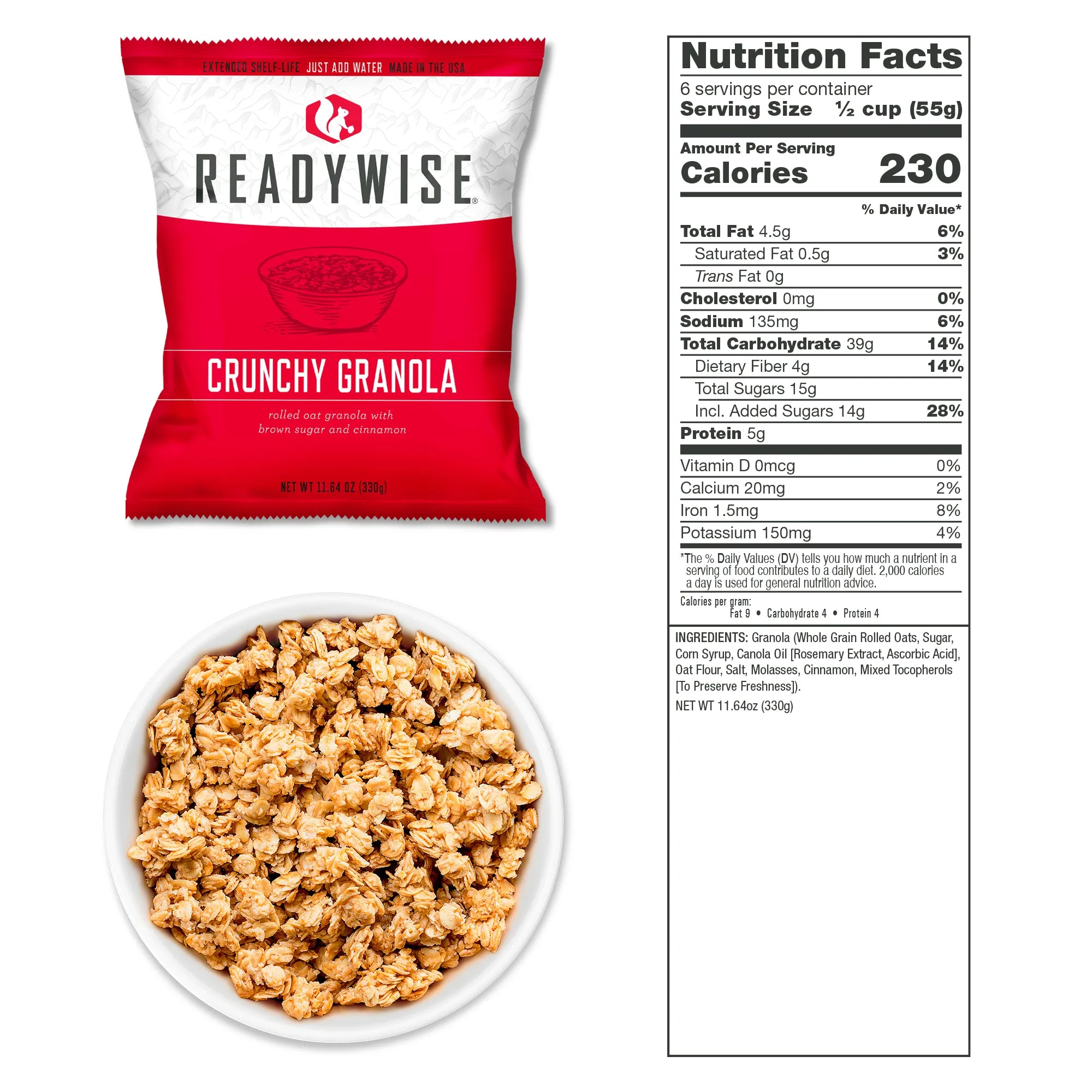 Buy 1, Get 1 Free 720 Serving Package of Long Term Emergency Food Supply