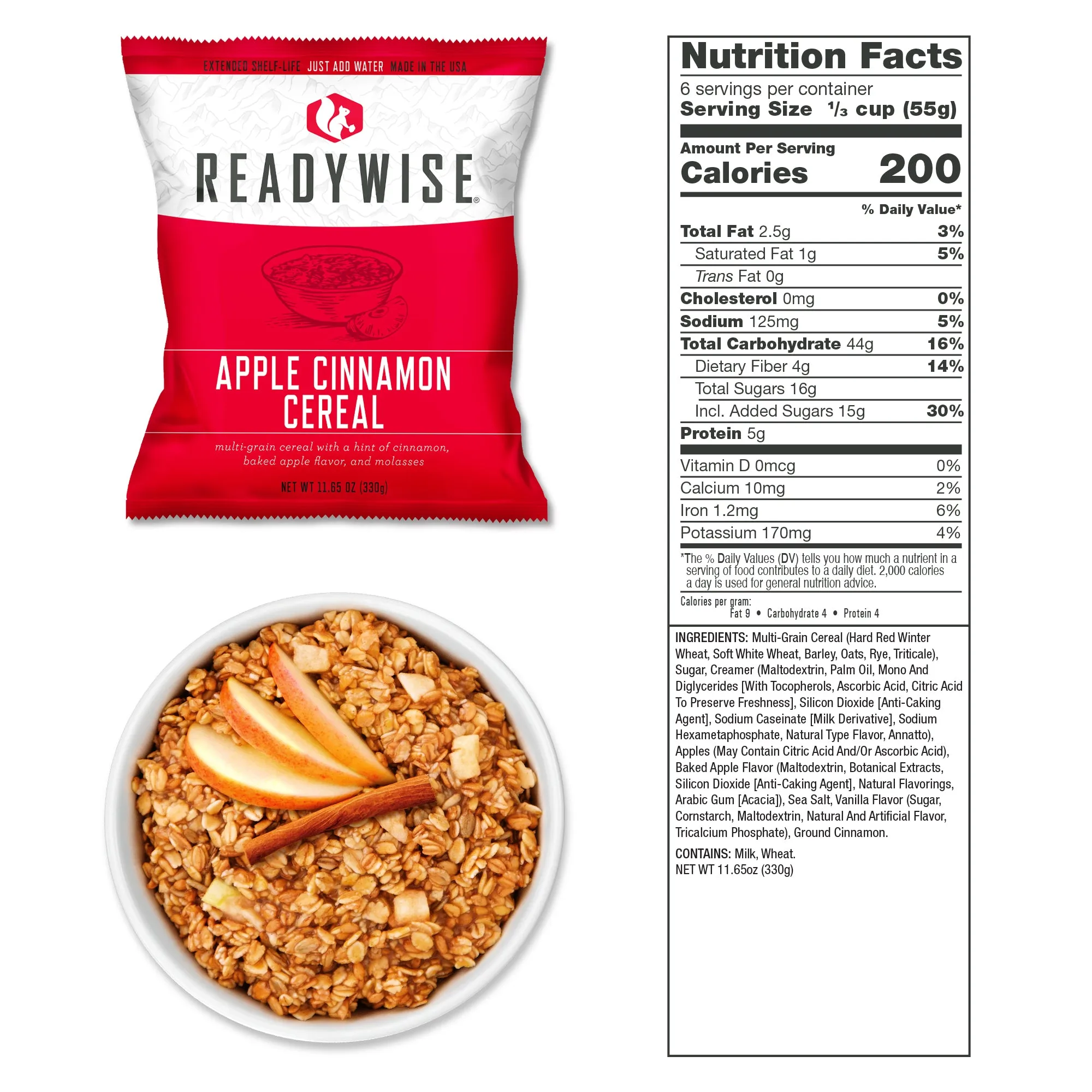 Buy 1, Get 1 Free 720 Serving Package of Long Term Emergency Food Supply