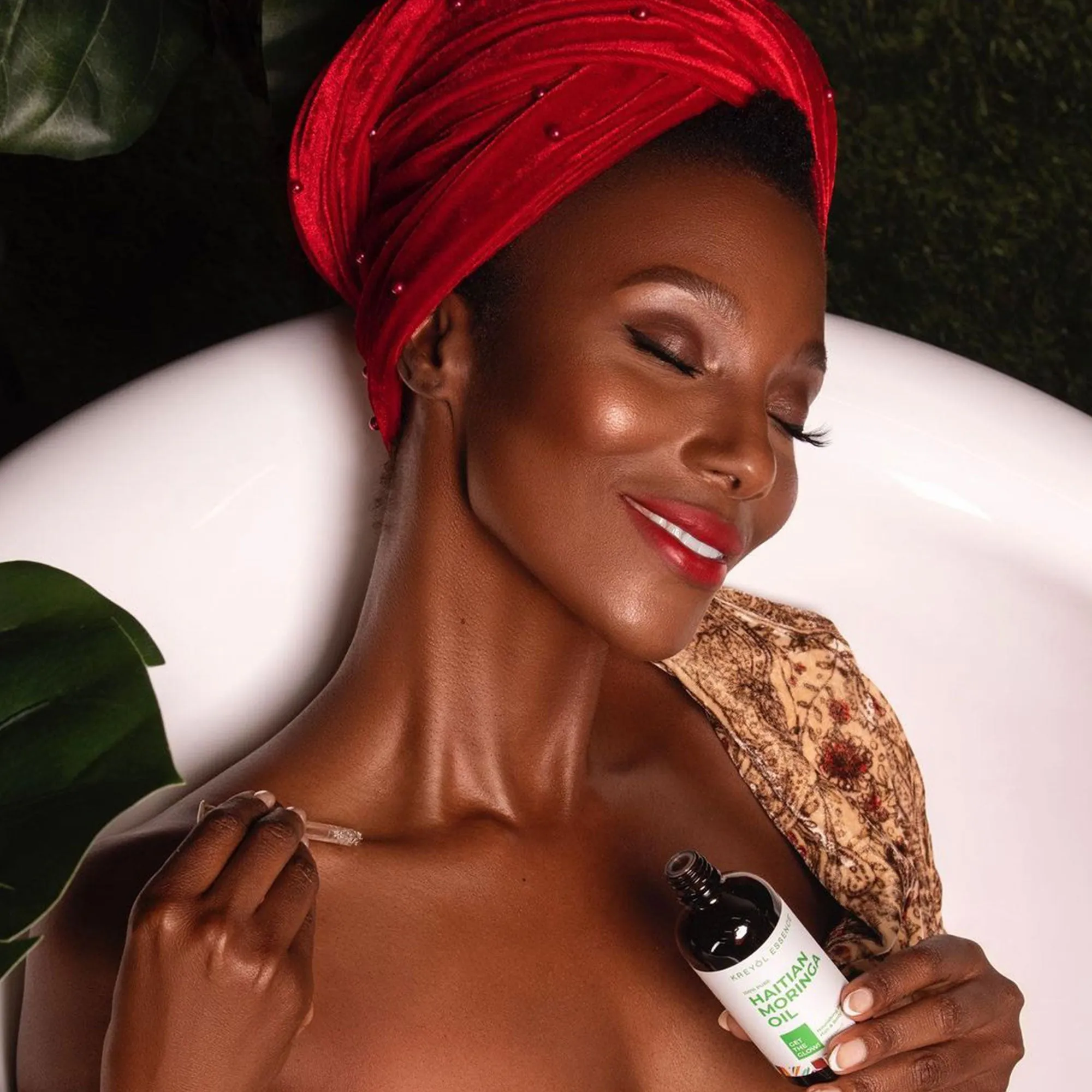 Buy Haitian Moringa Oil: Nourishing Face & Body Oil (3.4oz), get one FREE