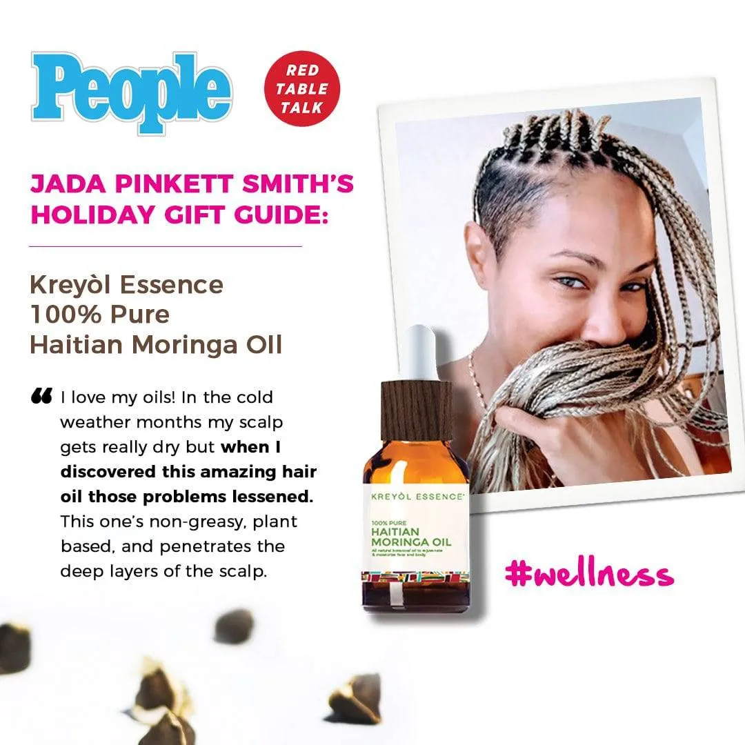 Buy Haitian Moringa Oil: Nourishing Face & Body Oil (3.4oz), get one FREE
