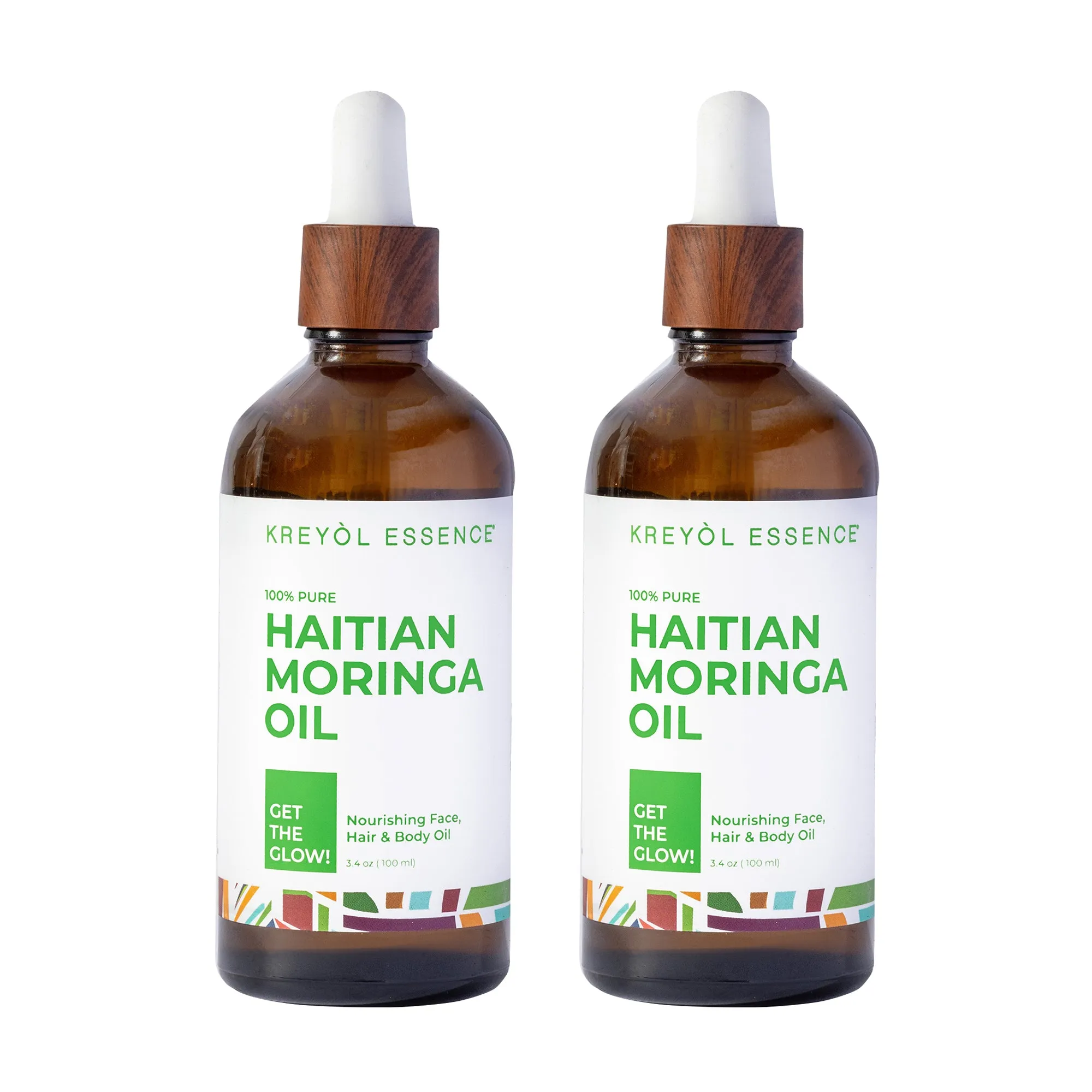 Buy Haitian Moringa Oil: Nourishing Face & Body Oil (3.4oz), get one FREE