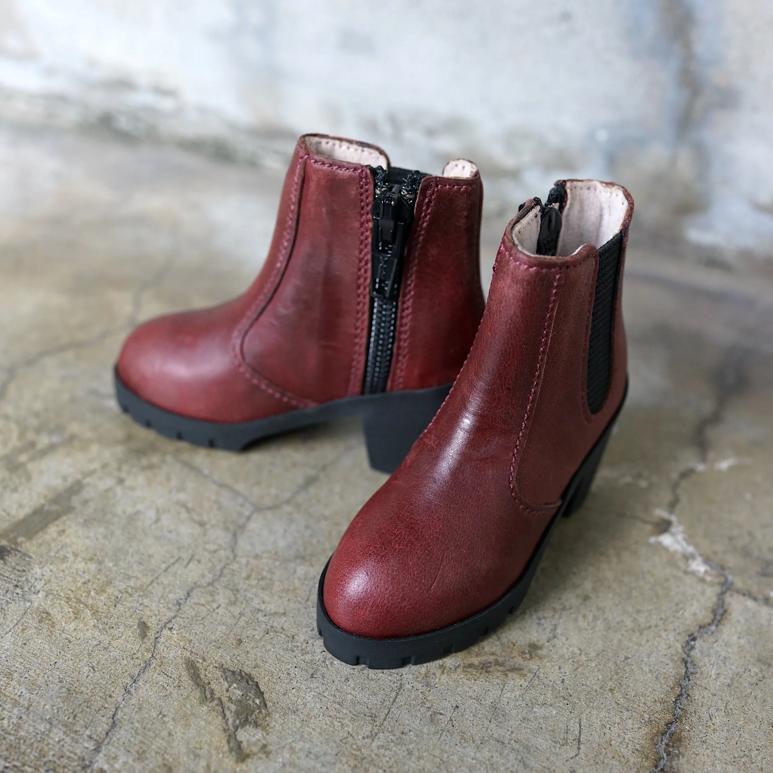 Chelsea Boots (Wine Red)