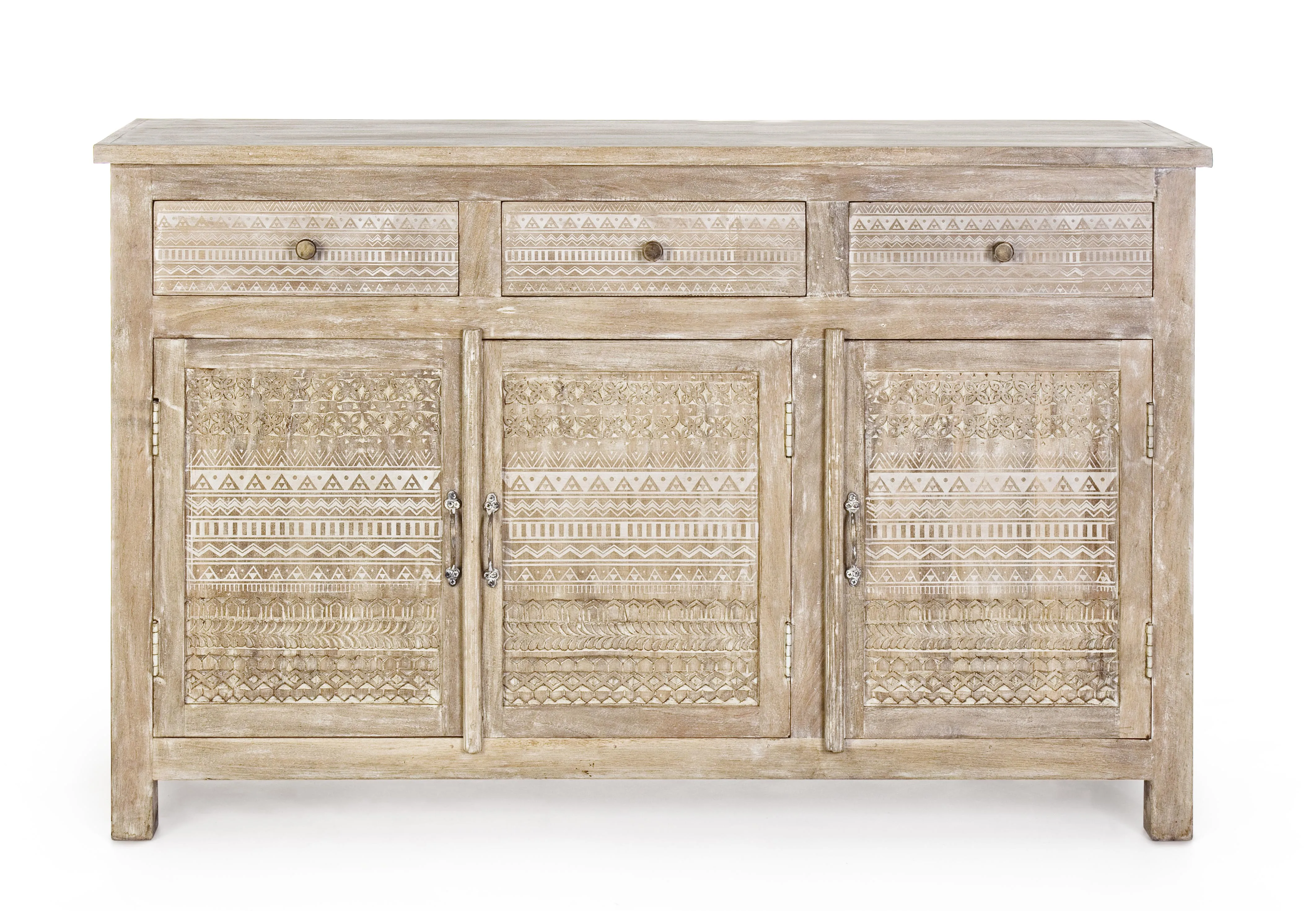 Credenza shabby chic 3 ante 3 cassetti