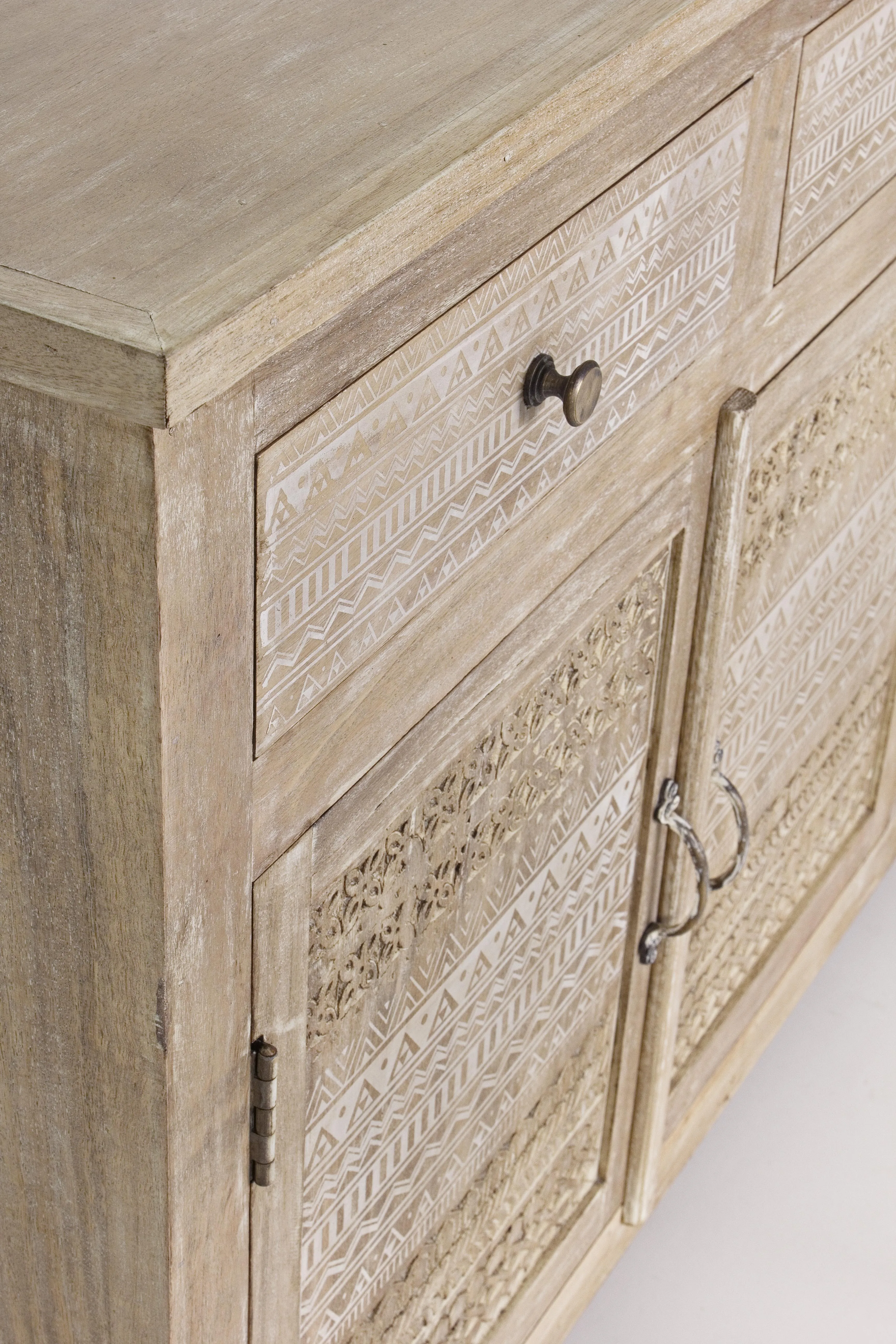 Credenza shabby chic 3 ante 3 cassetti