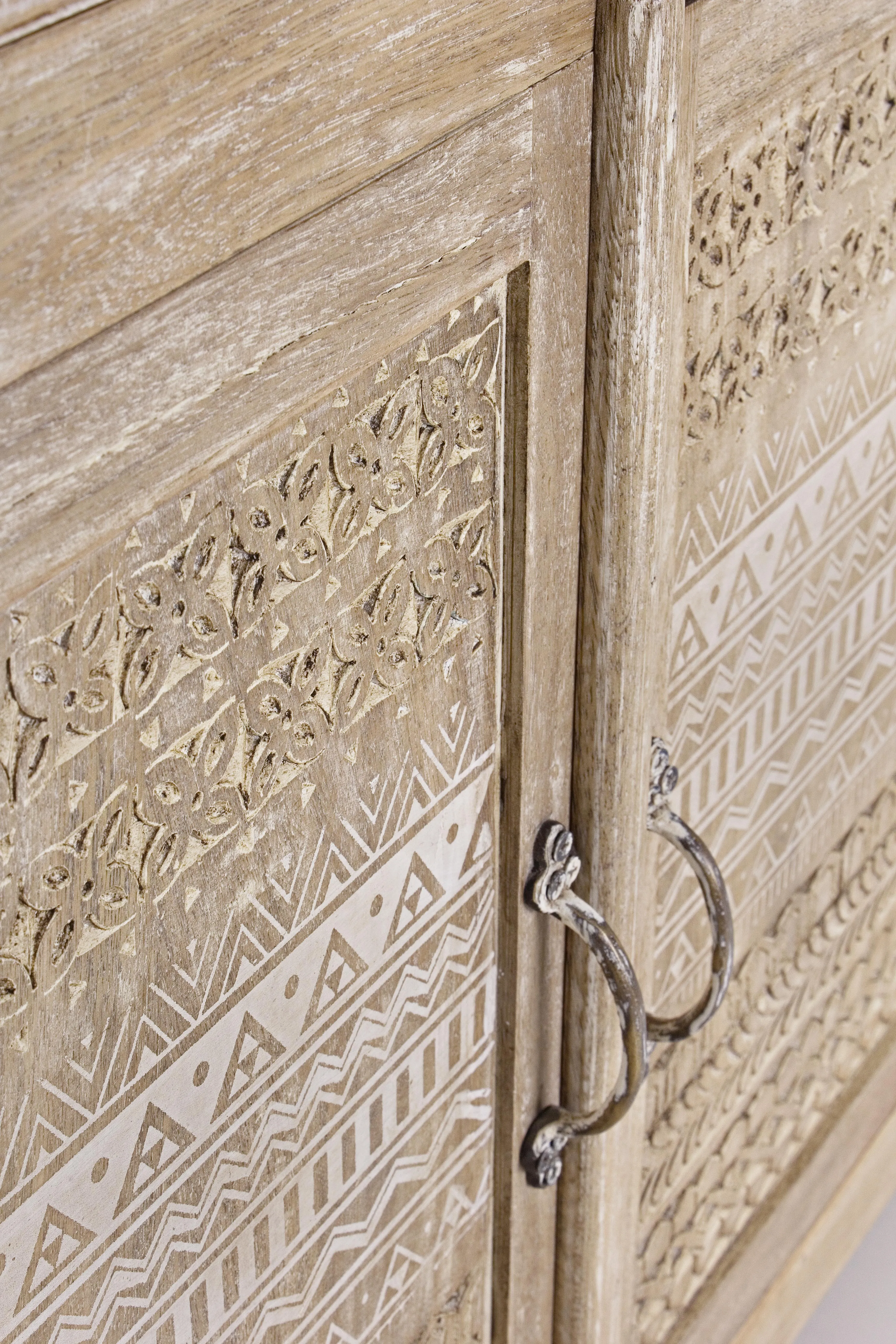 Credenza shabby chic 3 ante 3 cassetti