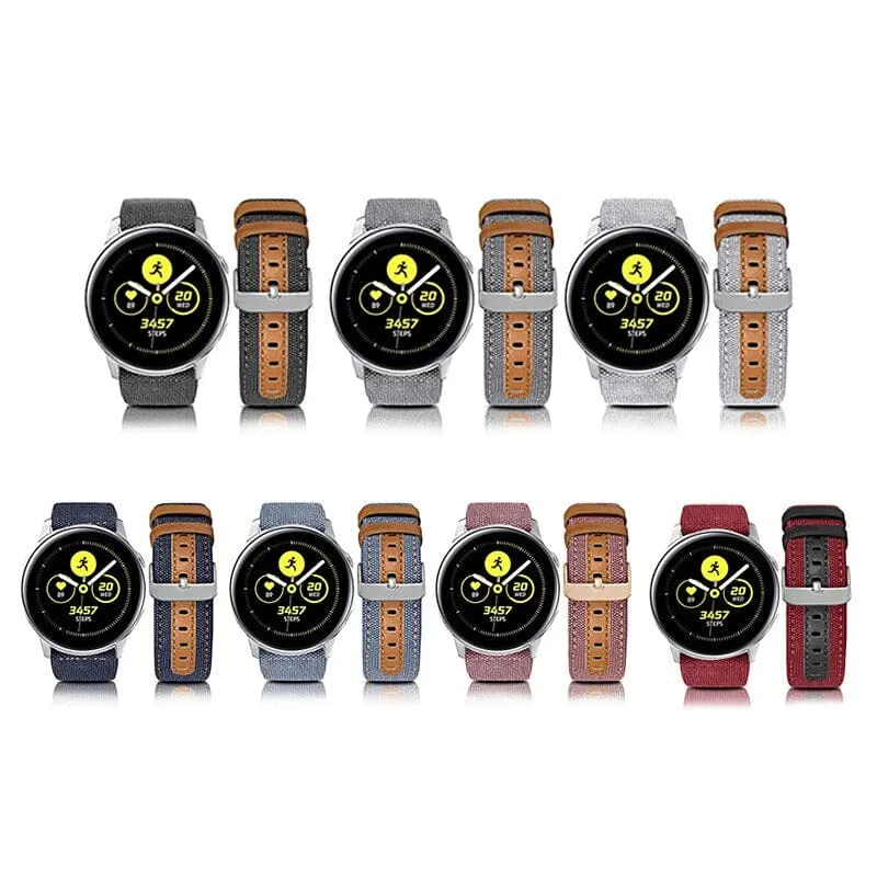 Denim & Leather Watch Straps Compatible with the Timberland 22mm Range