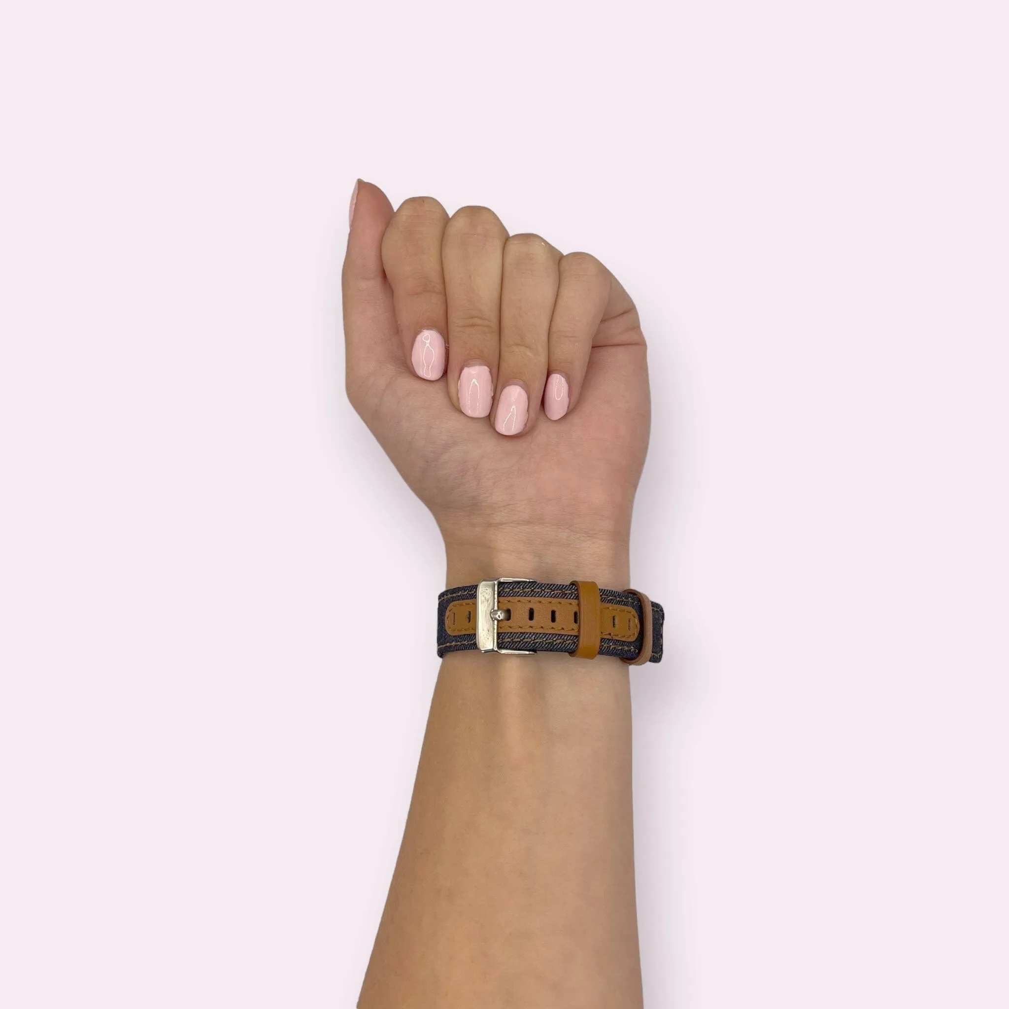 Denim & Leather Watch Straps Compatible with the Timberland 22mm Range