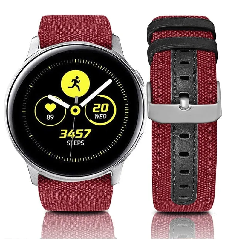 Denim & Leather Watch Straps Compatible with the Timberland 22mm Range
