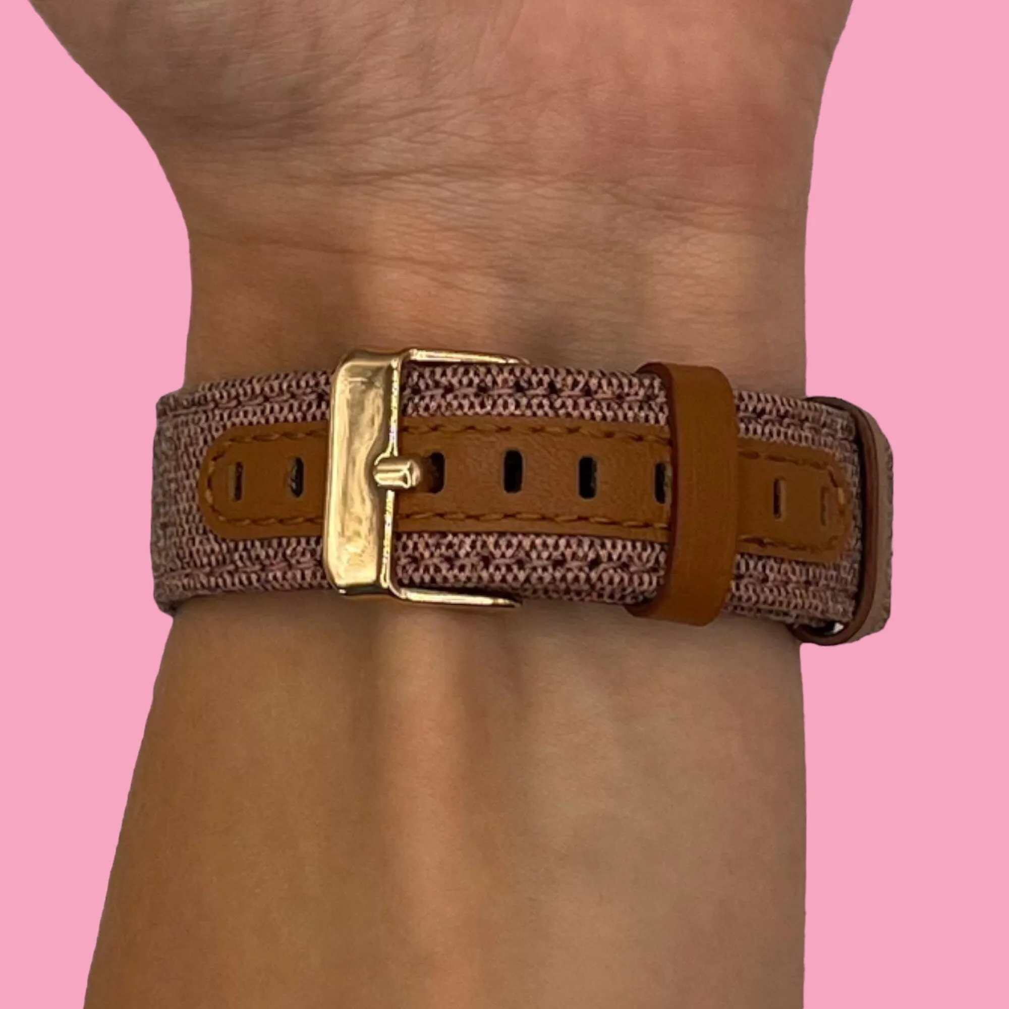 Denim & Leather Watch Straps Compatible with the Timberland 22mm Range