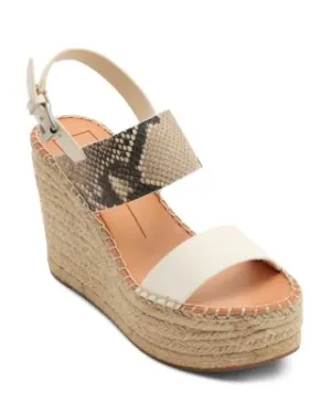 DOLCE VITA - SPIRO TWO BAND ESPADRILLE WEDGE SANDALS **FREE SHIPPING**