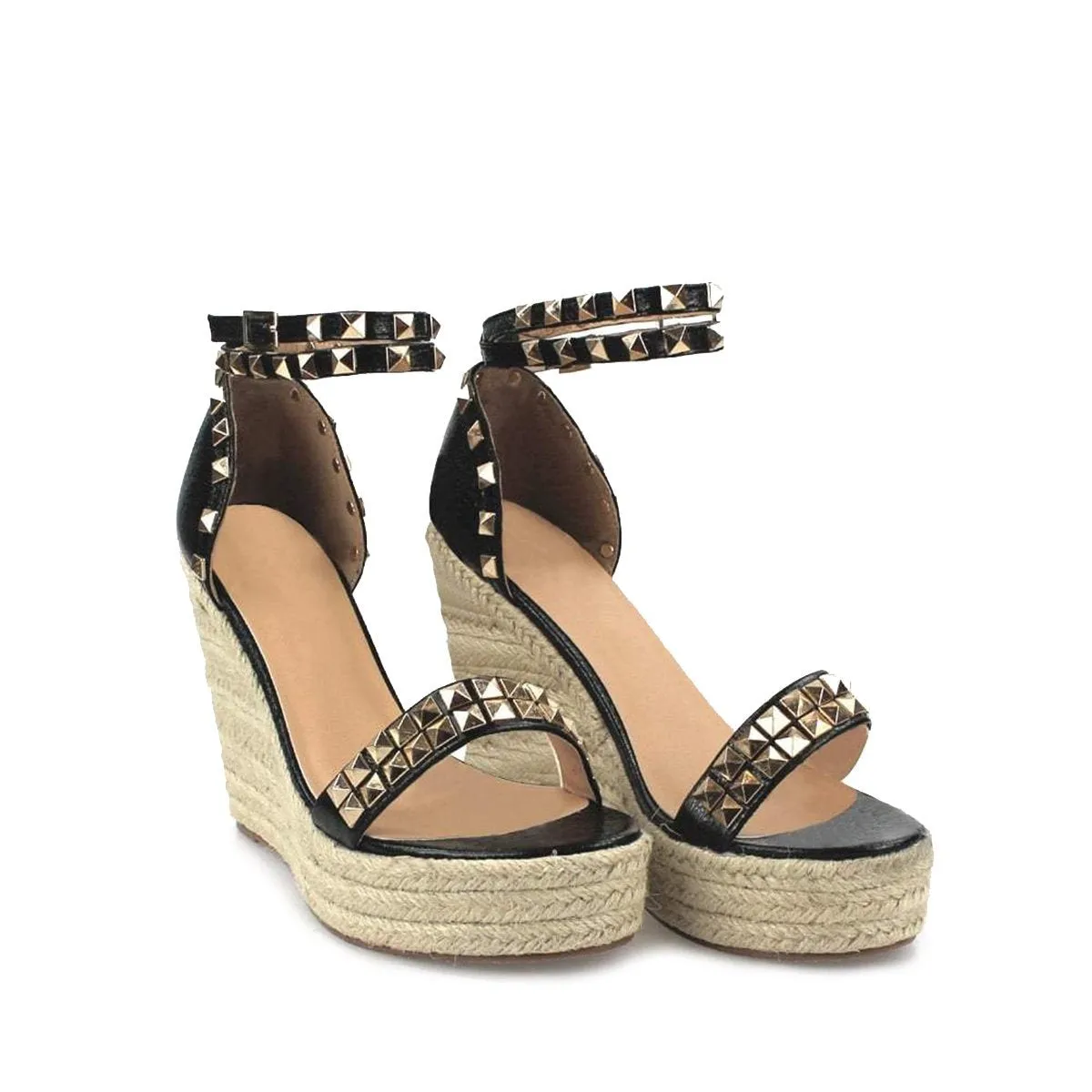 ISLA Anklestrap Espadrille Wedge Sandal