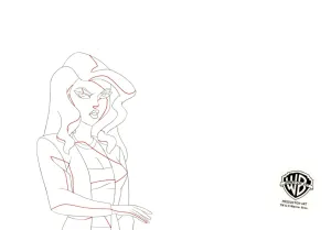Justice League Unlimited Original Production Drawing: Black Canary