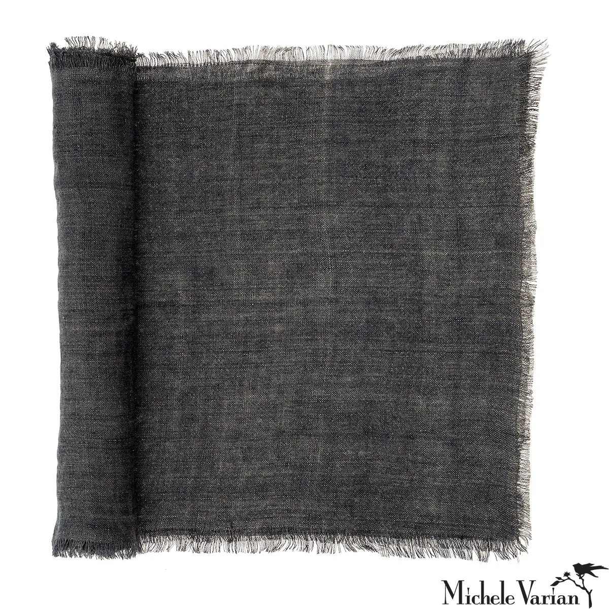 Lina Linen Runner Coal