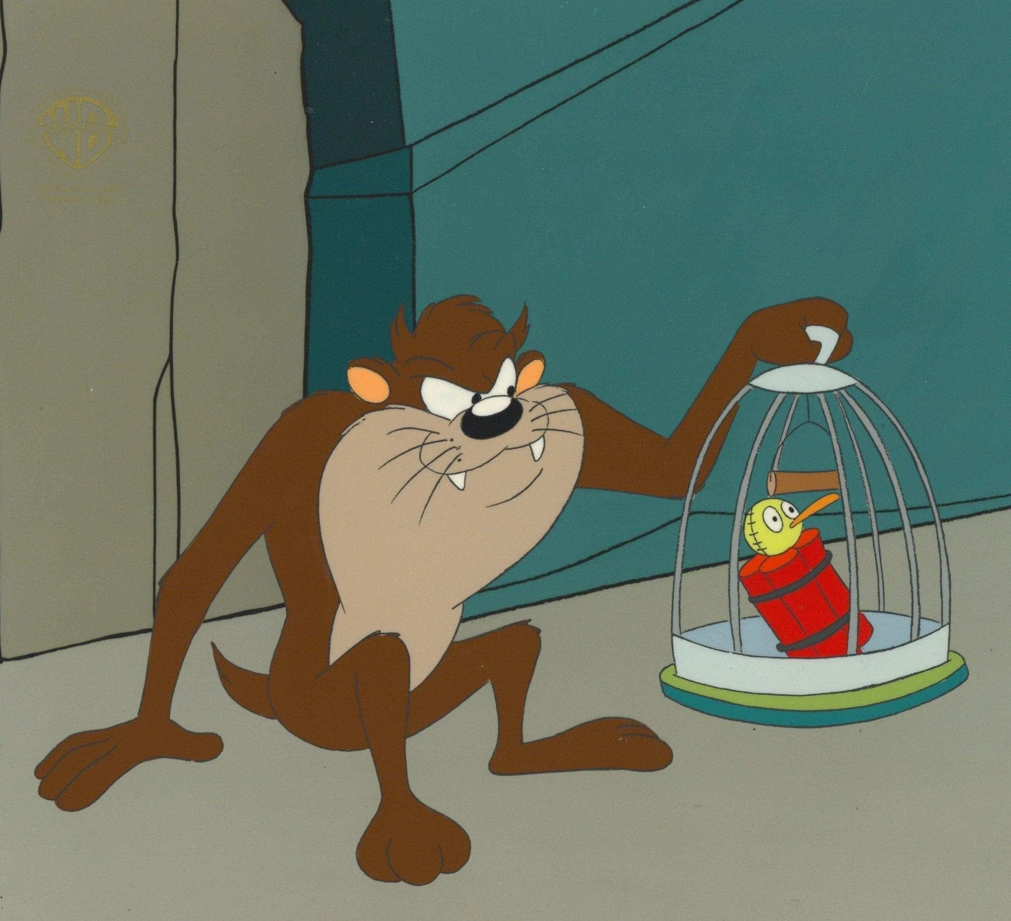 Looney Tunes Taz-Mania Original Production Cel: Tasmanian Devil