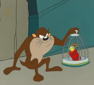 Looney Tunes Taz-Mania Original Production Cel: Tasmanian Devil