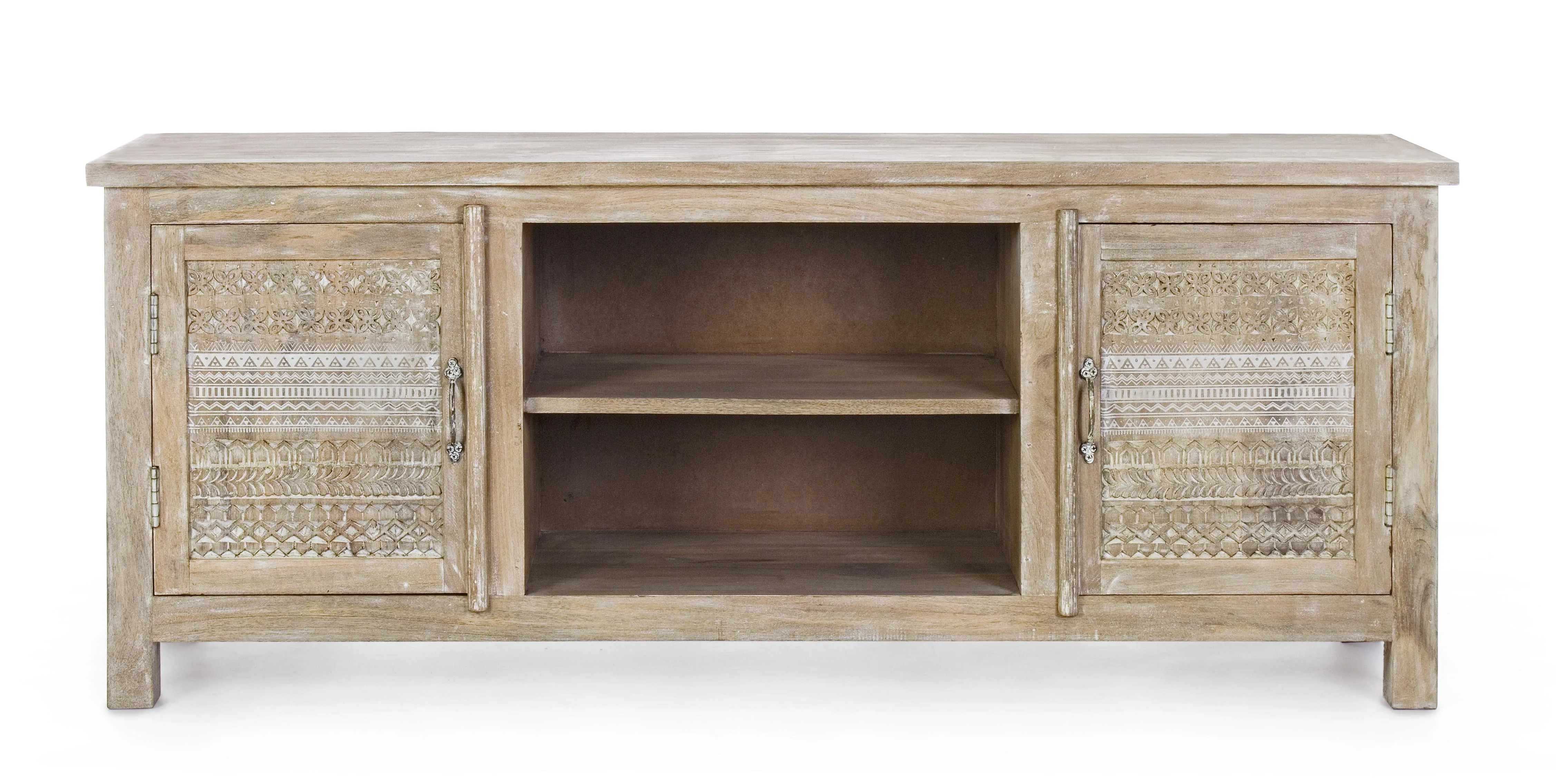 Mobile basso porta tv shabby chic 2 ante sconto 20%