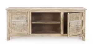 Mobile basso porta tv shabby chic 2 ante sconto 20%