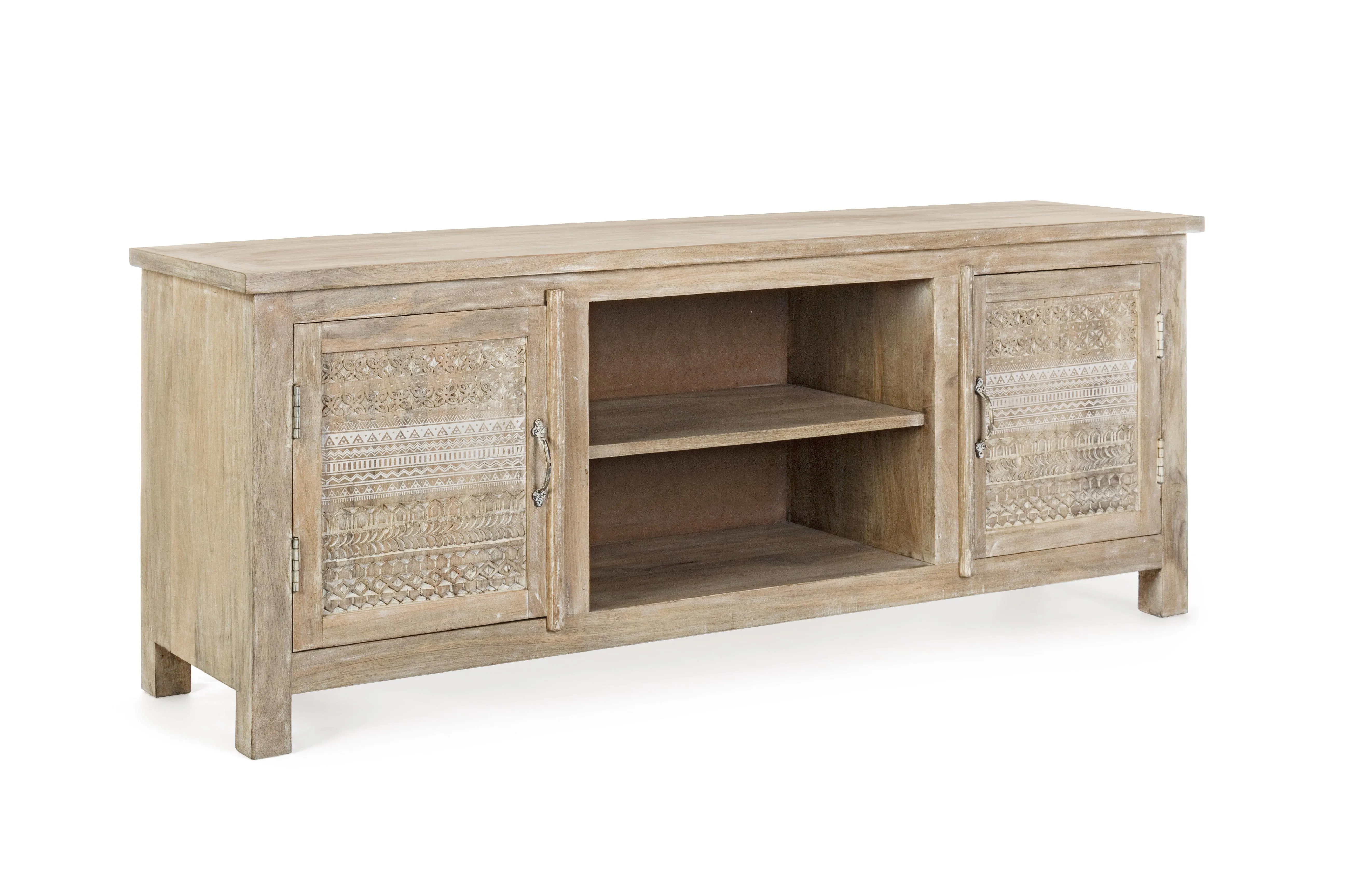 Mobile basso porta tv shabby chic 2 ante sconto 20%