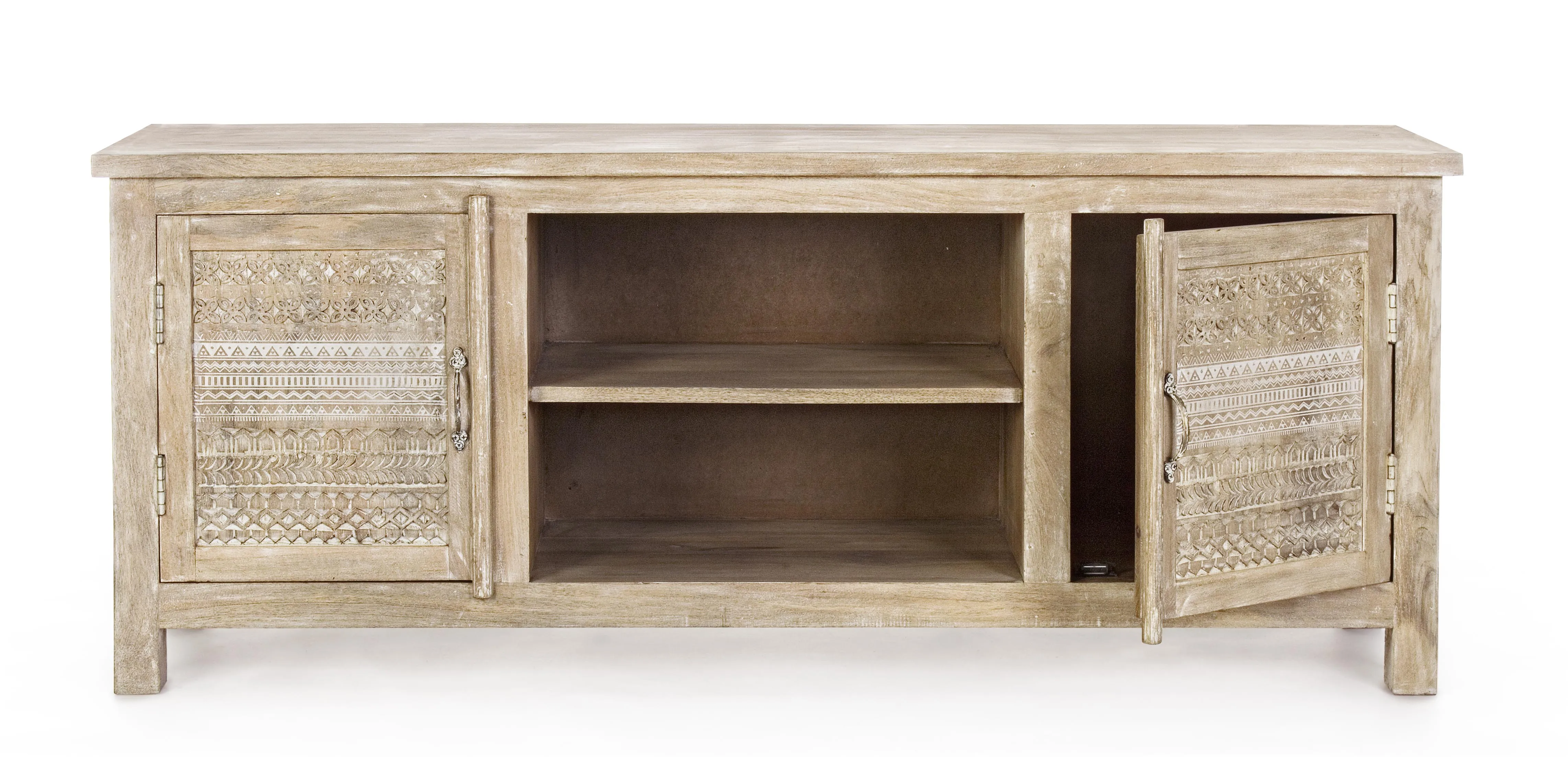 Mobile basso porta tv shabby chic 2 ante sconto 20%
