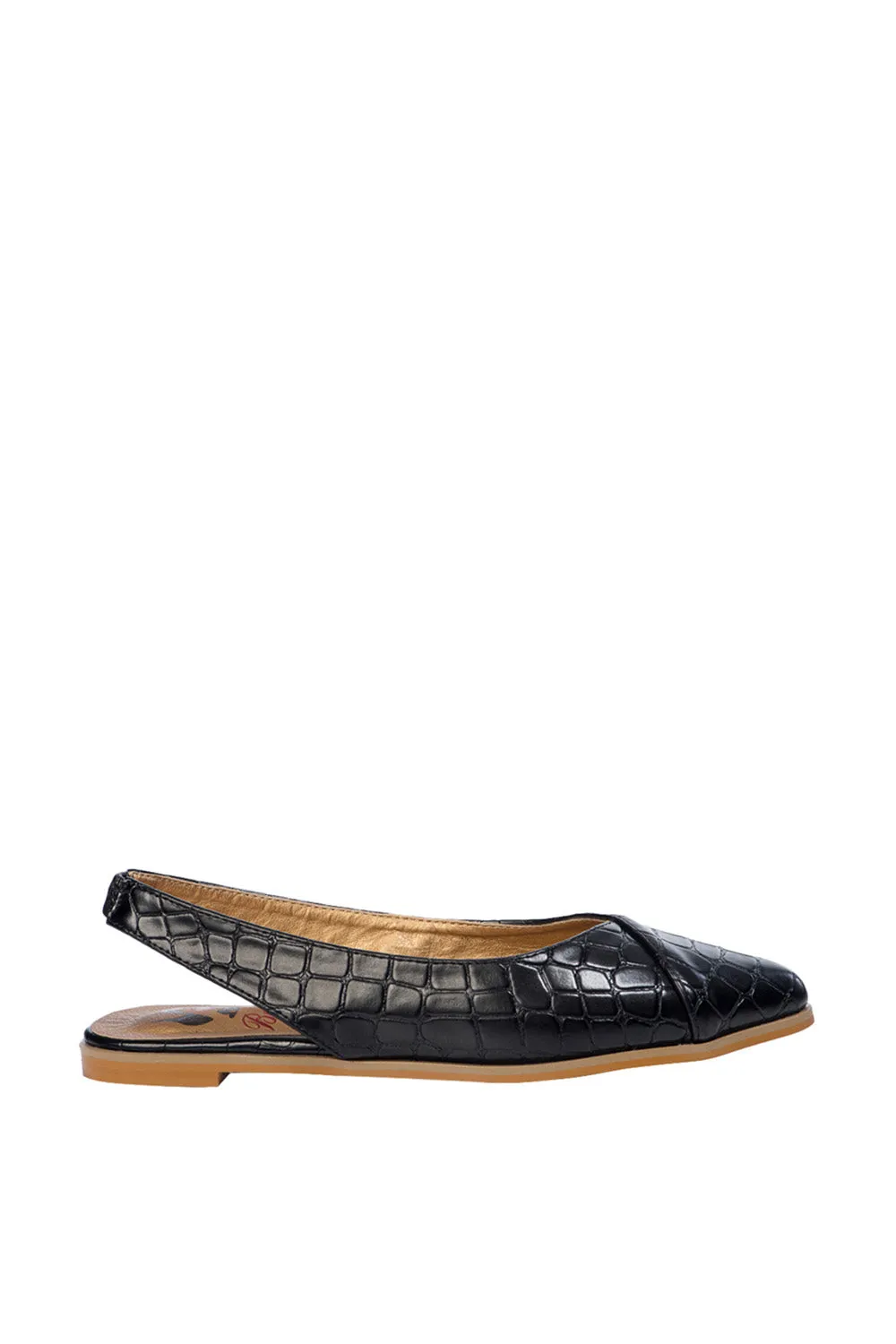 Pointed sling backs - Black by Banned