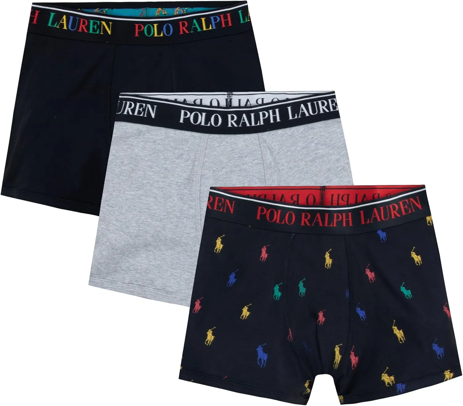 POLO RALPH LAUREN Boys' 3-Pack Boxer Briefs