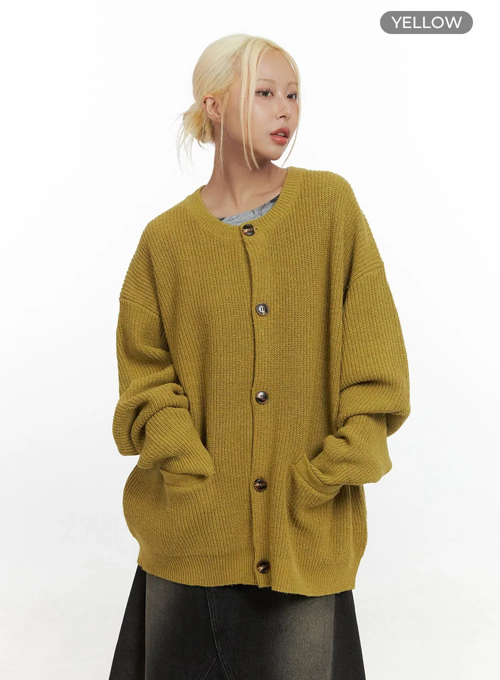 Relaxed Fit Cozy Cardigan CS425
