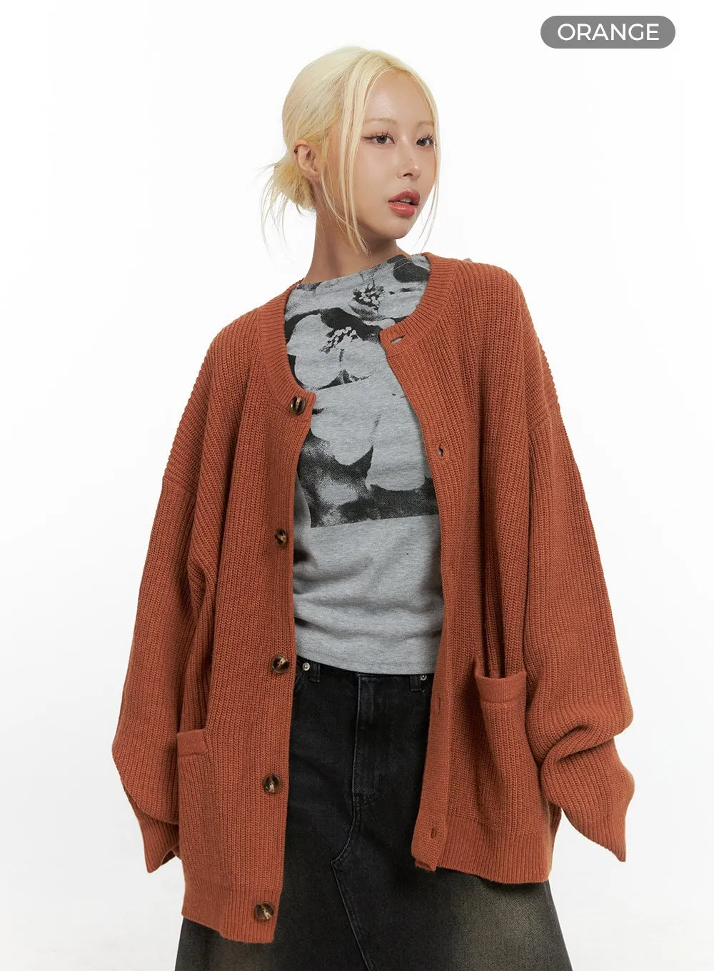 Relaxed Fit Cozy Cardigan CS425