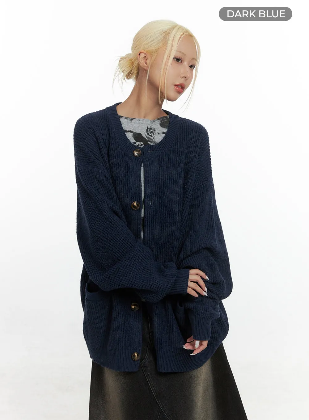 Relaxed Fit Cozy Cardigan CS425