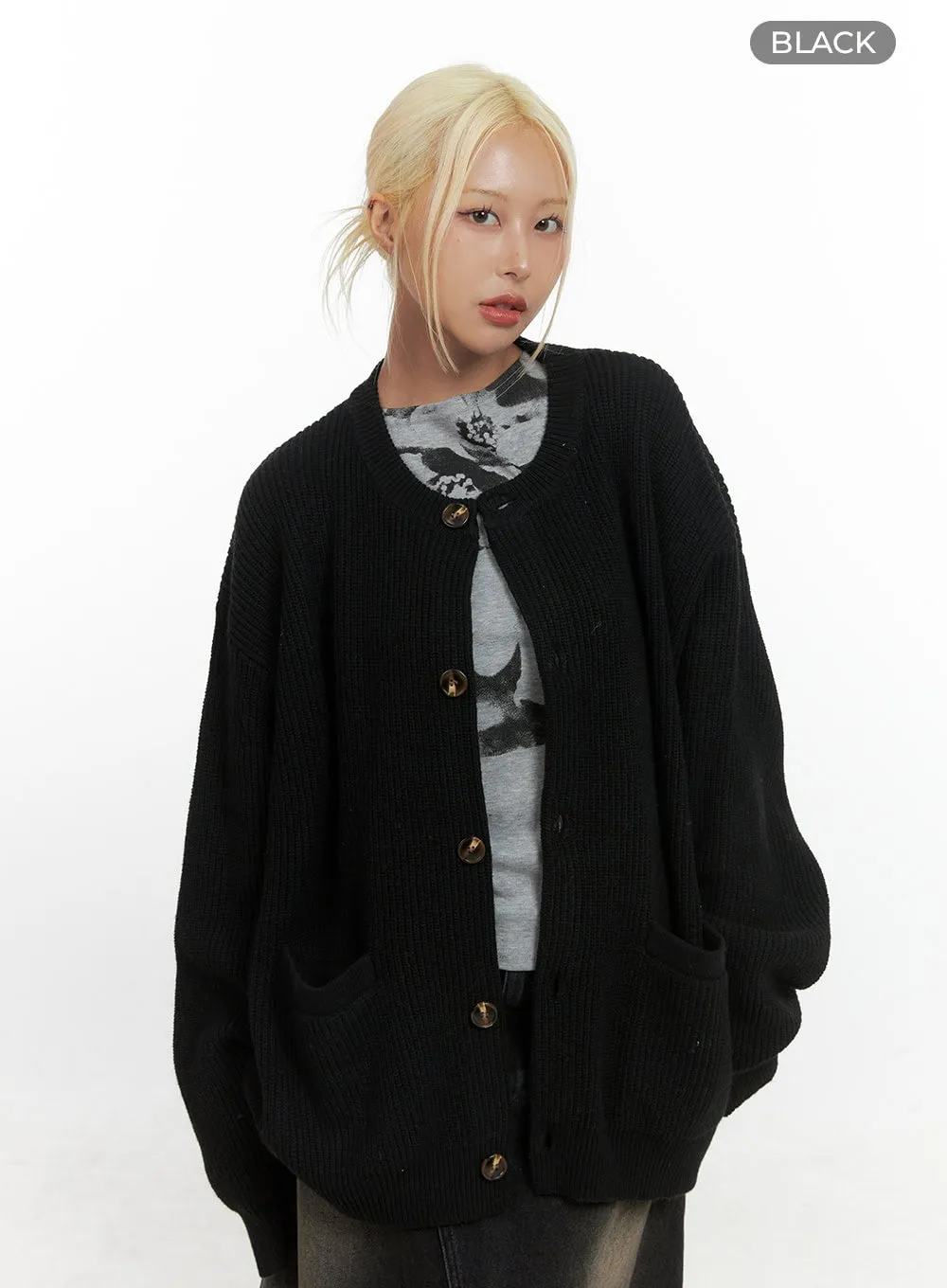 Relaxed Fit Cozy Cardigan CS425