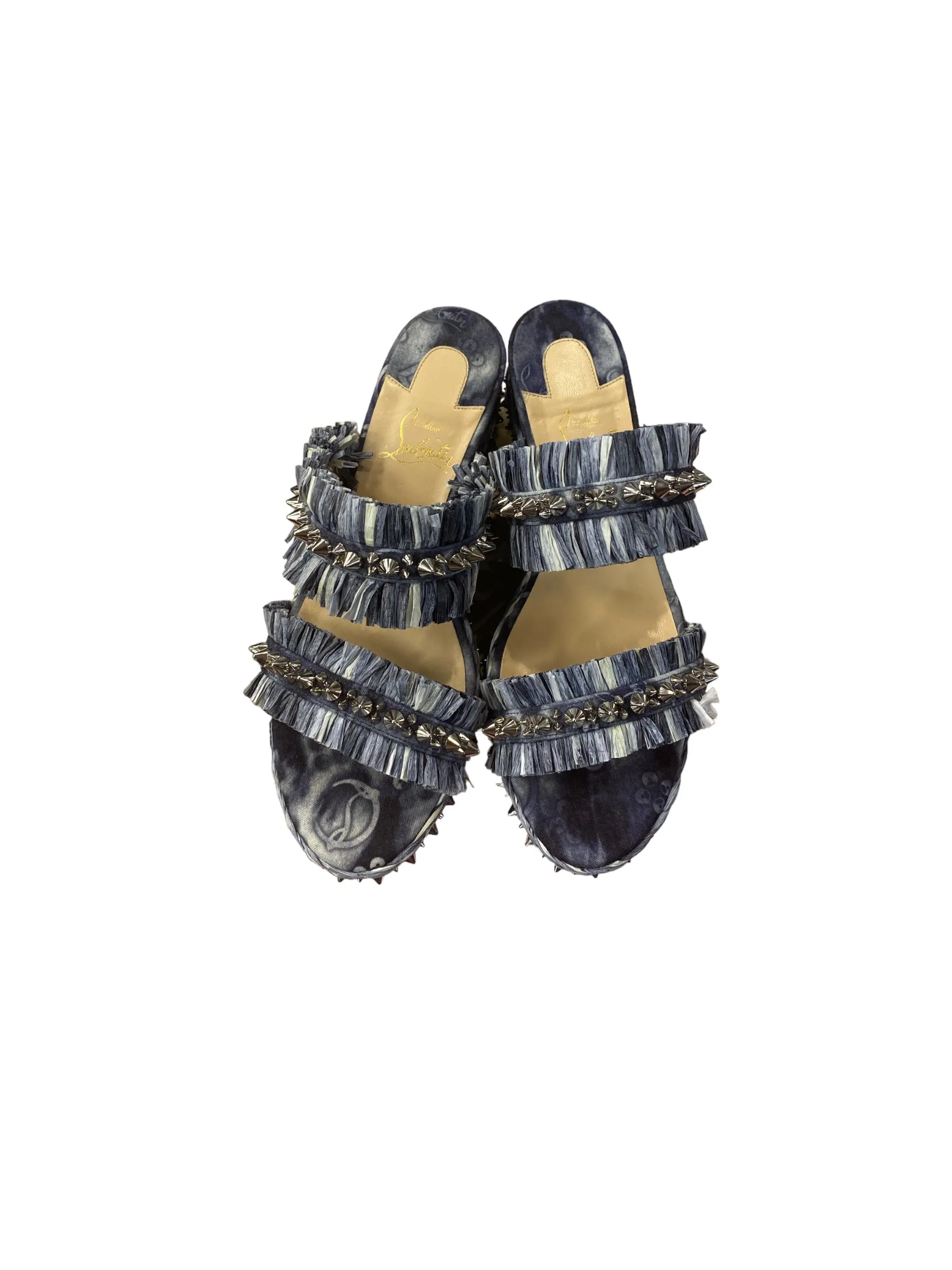Sandals Luxury Designer By Christian Louboutin Size:37