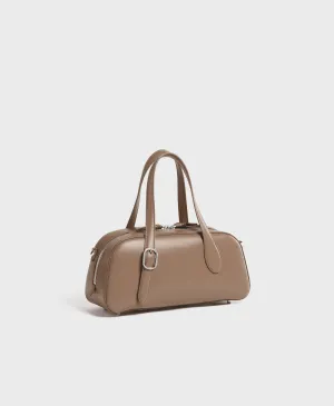 Small Asra Boston Bag - Clay