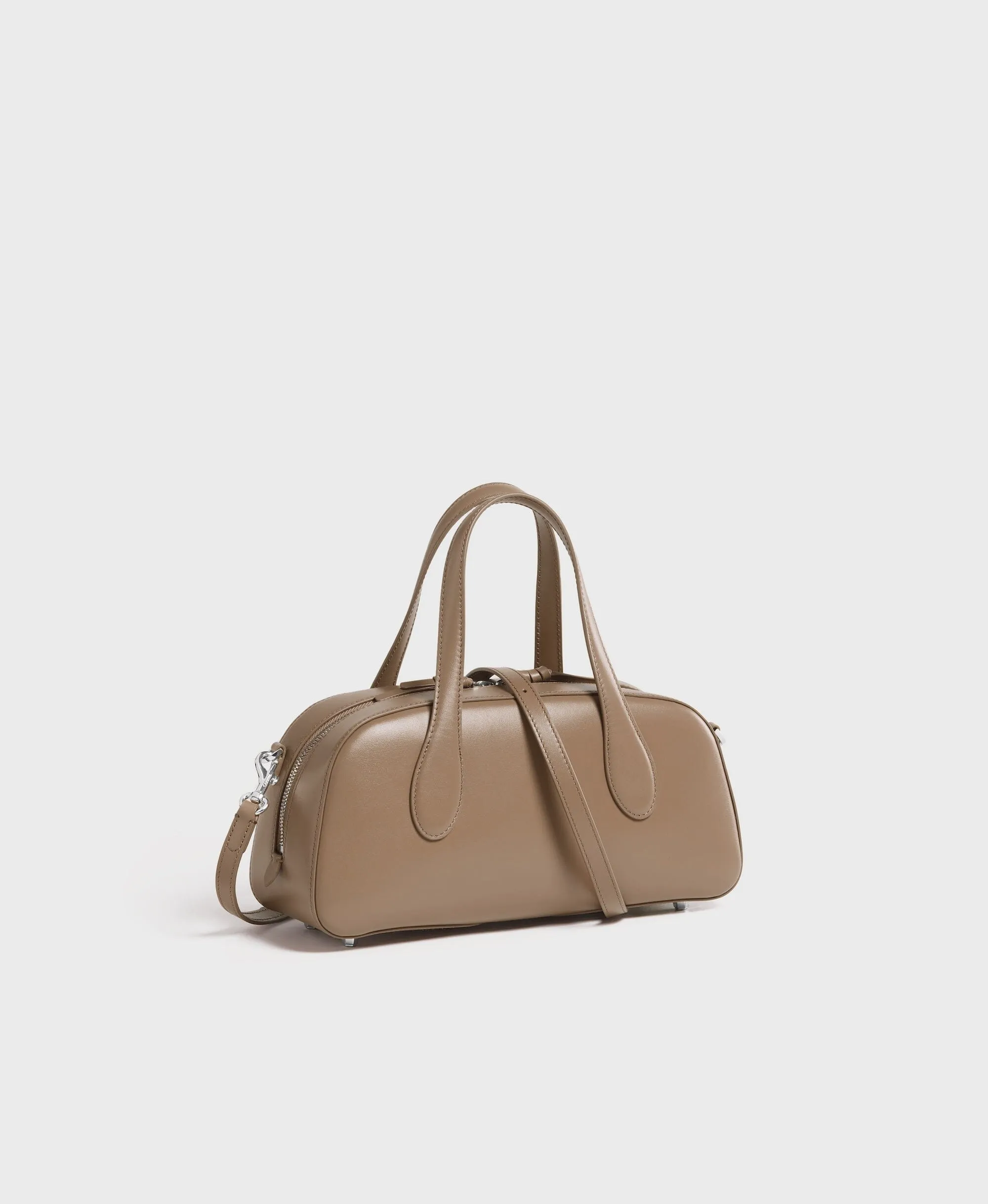 Small Asra Boston Bag - Clay
