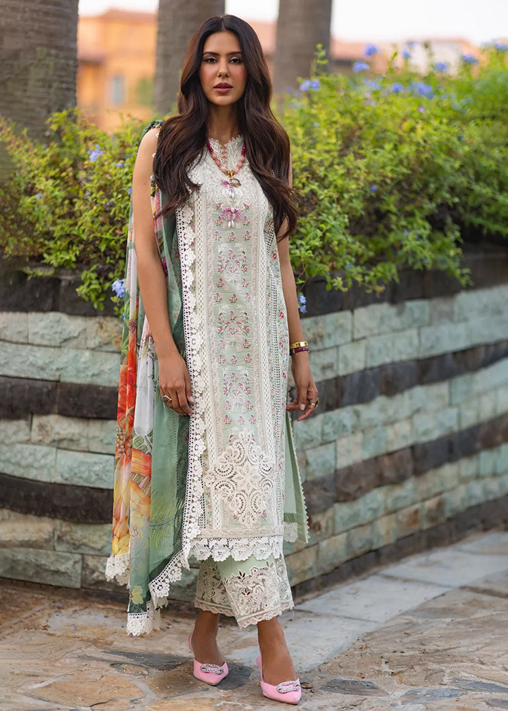 Te Amo Luxury Lawn '24 by Mushq | RAVENNA ROMANCE