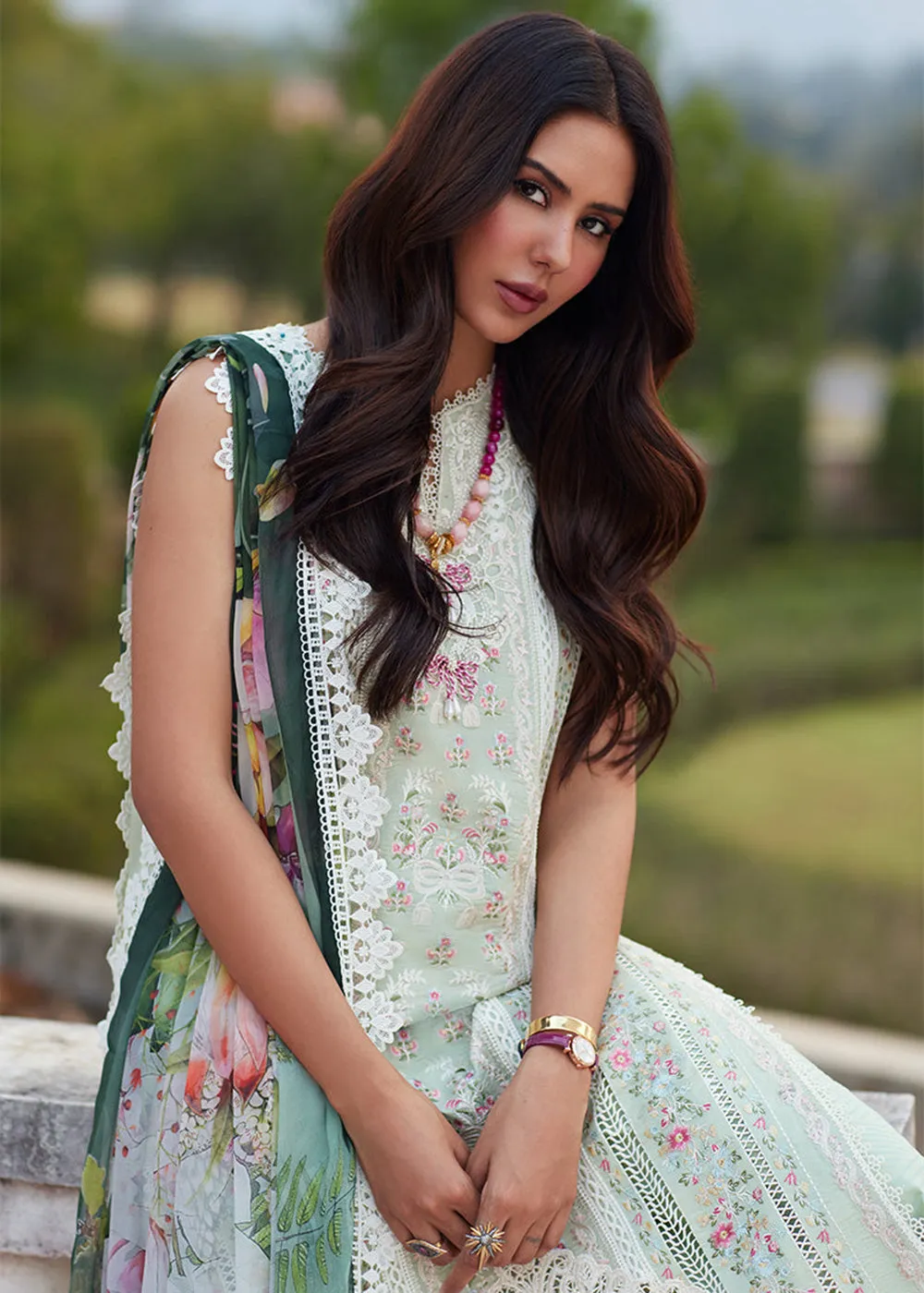 Te Amo Luxury Lawn '24 by Mushq | RAVENNA ROMANCE