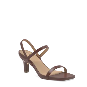 The Slingback Miranda - Walnut   Stiletto Heel Kit 3 Walnut-FINAL SALE