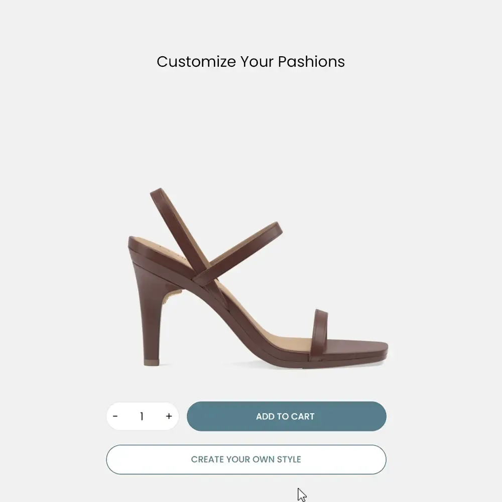 The Slingback Miranda - Walnut   Stiletto Heel Kit 4 Walnut-FINAL SALE