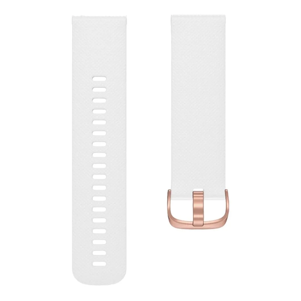 Timberland 22mm Range compatible Silicone Watch Straps with Rose Gold Buckles