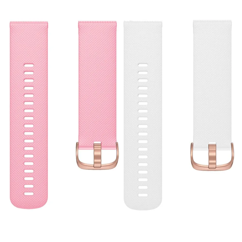 Timberland 22mm Range compatible Silicone Watch Straps with Rose Gold Buckles