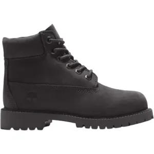 Timberland Kid's Premium 6-Inch Waterproof Boots Shoes - Dark Grey Nubuck