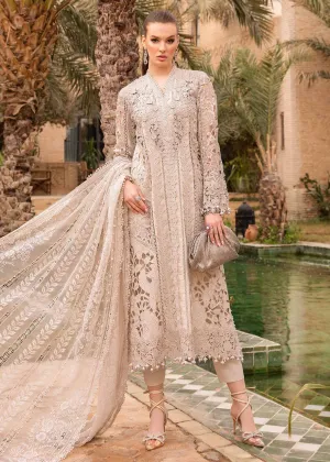 Unstitched Voyage a' Luxe Lawn '24 by Maria B | D-2409-A