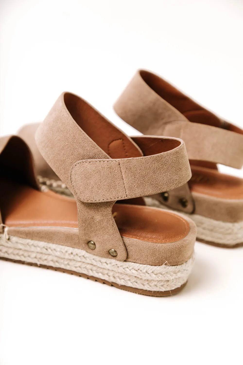 Valley Espadrille Sandal in Taupe